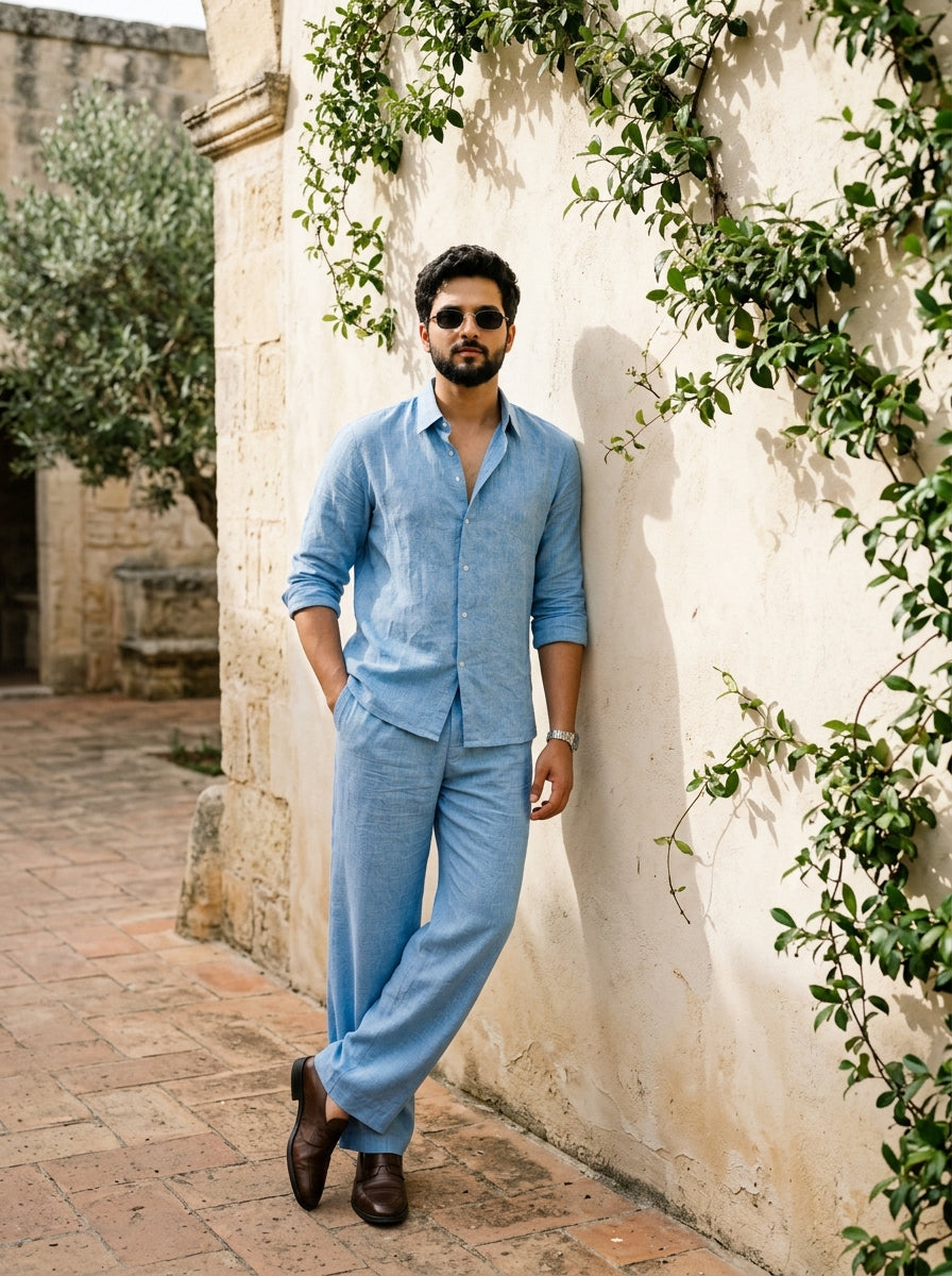 Top & Bottom Luxury Linen Set