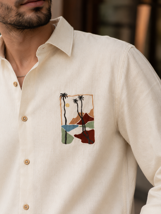 Gentlema Embroidery Premium Linen Sets